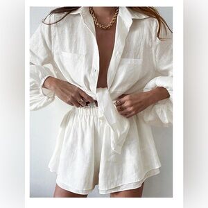 Aegean Two Piece Double Lined Shorts Set